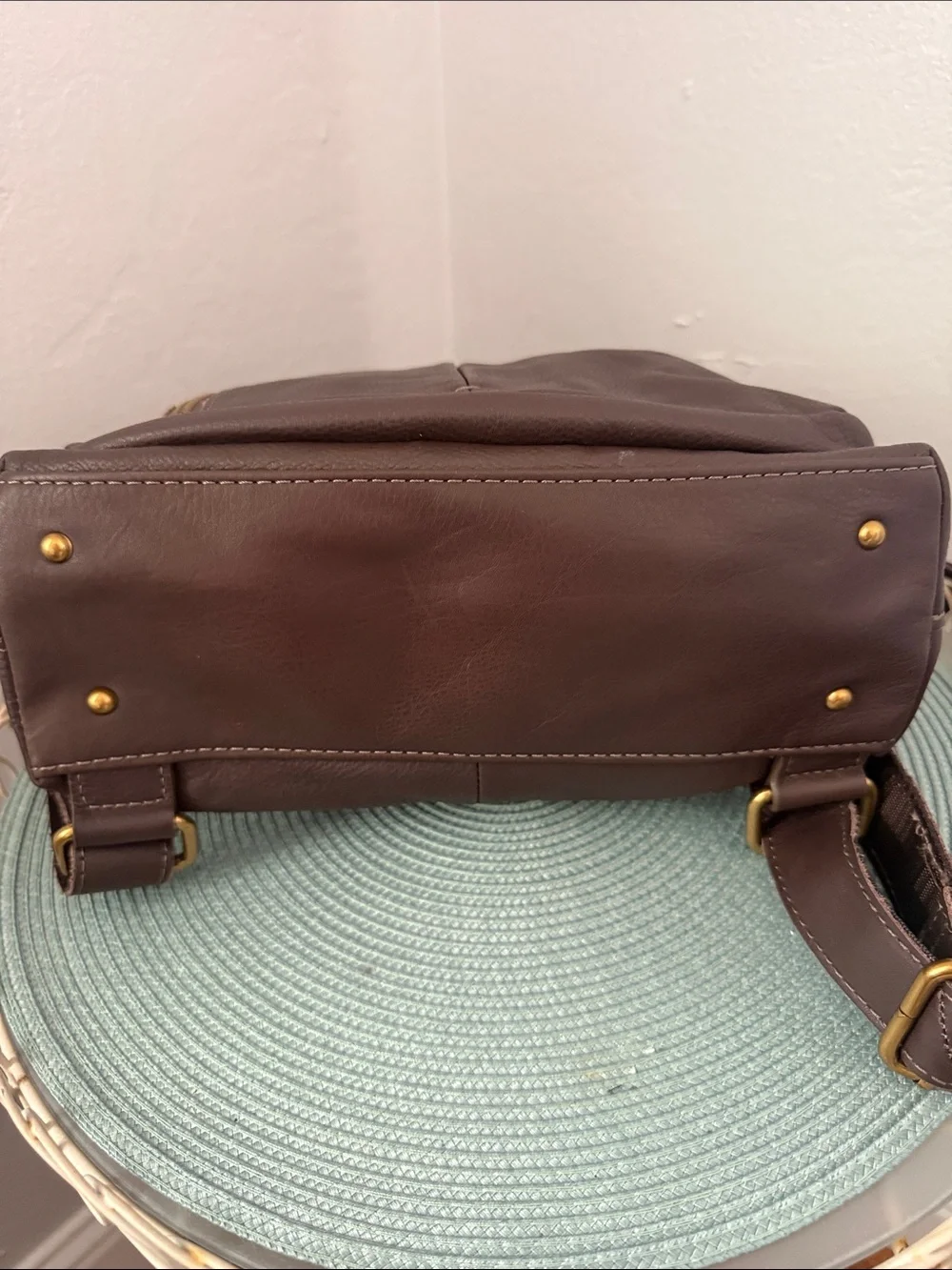 American Leather Co. Women’s Cleveland Dark Brown Leather Backpack